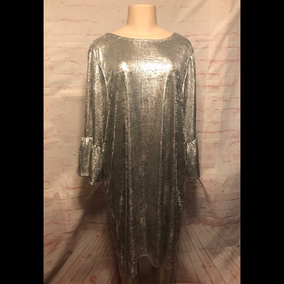Ruby Rd. Dresses & Skirts - Beautiful Silver Plus Size Dress